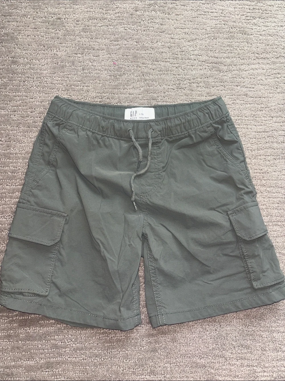 GAP Kids Hybrid Olive Cargo Shorts